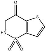 2,3-dihydro-4H-thieno[2,3-e][1,2]thiazin-4-one 1,1-dioxide Structure