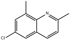 6-CHLORO-2,8-DIMETHYLQUINOLINE Structure