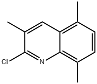 2-CHLORO-3,5,8-TRIMETHYLQUINOLINE Structure