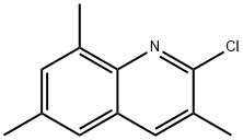 2-CHLORO-3,6,8-TRIMETHYLQUINOLINE Struktur