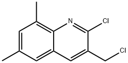 2-CHLORO-3-CHLOROMETHYL-6,8-DIMETHYLQUINOLINE Structure