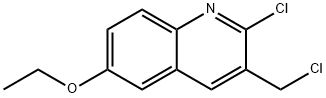 2-CHLORO-3-CHLOROMETHYL-6-ETHOXYQUINOLINE Structure