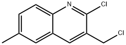 2-氯-3-(氯甲基)-6-甲基喹啉, 948291-18-7, 结构式