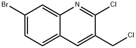 7-Bromo-2-Chloro-3-chloromethylquinoline Structure