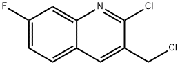 2-Chloro-3-chloromethyl-7-fluoroquinoline Structure