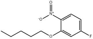 4-Fluoro-1-nitro-2-(pentyloxy)benzene Struktur