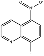 8-フルオロ-5-ニトロキノリン 化学構造式