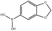 3,4-METHYLENEDIOXYPHENYLBORONIC ACID Struktur