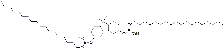 2,2-Bis[4-(octadecyloxyhydroxyboryloxy)cyclohexyl]propane|