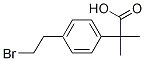 2-(4-(2-broMoethyl)phenyl)-2-Methylpropanoic acid, 948552-52-1, 结构式