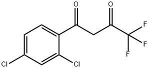 4,4,4-TRIFLUORO-1-(2,4-DICHLOROPHENYL)-1,3-BUTANEDIONE Structure