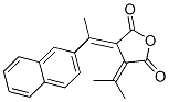 3-ISOPROPYLIDENE-4-[1-NAPHTHALEN-2-YL-ETH-(E)-YLIDENE]-DIHYDRO-FURAN-2,5-DIONE Structure