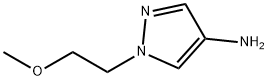 1-(2-メトキシエチル)-1H-ピラゾール-4-アミン 化学構造式