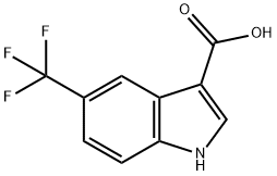 1H-INDOLE-3-CARBOXYLIC ACID,5-(TRIFLUOROMETHYL)-|5-(三氟甲基)-1H-吲哚-3-甲酸