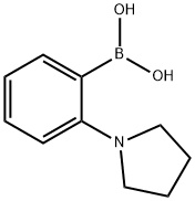 2-(PYRROLIDINO)PHENYLBORONIC ACID Structure