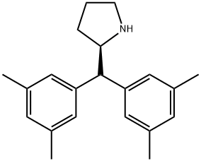 (R)-2-[双(3,5-二甲苯基)甲基]吡咯烷,948595-04-8,结构式
