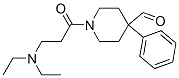 1-(3-diethylaminopropanoyl)-4-phenyl-piperidine-4-carbaldehyde 结构式