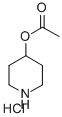 4-ACETOXY-PIPERIDINE, HYDROCHLORIDE Struktur