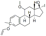 17-iodovinyl-11-methoxyestradiol-3-methyl ether Struktur