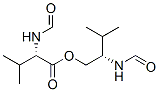 (-)-N-Formyl-L-valine [(S)-2-formylamino-3-methylbutyl] ester 结构式