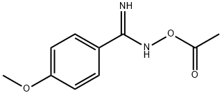 N1-アセトキシ-4-メトキシベンズアミジン 化学構造式