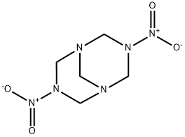 3,7-二硝基-1,3,5,7-四氮杂双环[3.3.1]壬烷 结构式