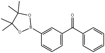苯基(3-(4,4,5,5-四甲基-1,3,2-二氧硼烷-2-yl)苯基)甲酮,949022-45-1,结构式