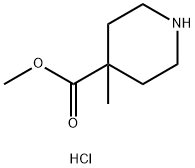 METHYL 4-METHYLPIPERIDINE-4-CARBOXYLATE HYDROCHLORIDE Structure