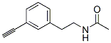 Acetamide,  N-[2-(3-ethynylphenyl)ethyl]- Structure