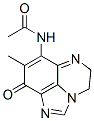 Acetamide,  N-(5,9-dihydro-8-methyl-9-oxo-4H-imidazo[1,5,4-de]quinoxalin-7-yl)-|