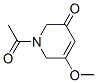 3(2H)-Pyridinone, 1-acetyl-1,6-dihydro-5-methoxy- (9CI) Struktur