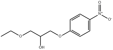 2-Propanol, 1-ethoxy-3-(4-nitrophenoxy)- Struktur