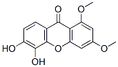 5,6-Dihydroxy-1,3-dimethoxy-9H-xanthen-9-one 结构式