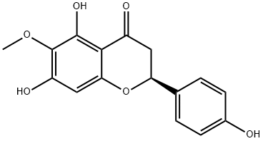 6-メトキシナリンゲニン 化学構造式