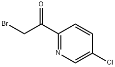 2-BROMO-1-(5-CHLOROPYRIDIN-2-YL)ETHANONE Struktur