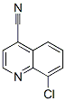 4-Quinolinecarbonitrile,  8-chloro- Structure