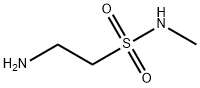 2-アミノ-N-メチルエタンスルホンアミド 化学構造式