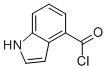 1H-INDOLE-4-CARBONYL CHLORIDE Structure