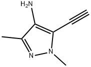 1H-Pyrazol-4-amine, 5-ethynyl-1,3-dimethyl- (9CI) Structure
