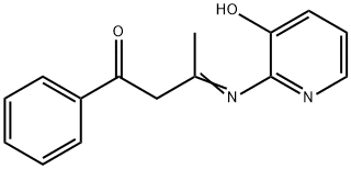 3-(3-hydroxypyridin-2-ylimino)-1-phenylbutan-1-one Structure