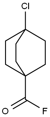 Bicyclo[2.2.2]octane-1-carbonyl fluoride, 4-chloro- (9CI) 结构式
