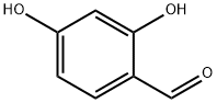 2,4-ジヒドロキシベンズアルデヒド 化学構造式