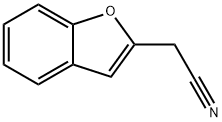 2-(1-苯并呋喃-2-基)乙腈 结构式