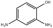 2,4-ジアミノフェノール 化学構造式