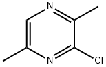 3-クロロ-2,5-ジメチルピラジン 化学構造式