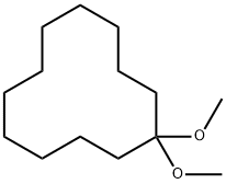 1,1-dimethoxycyclododecane 结构式