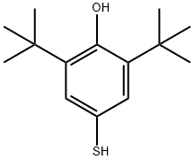 2,6-Di-tert-butyl-4-mercaptophenol Struktur