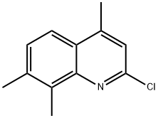 2-クロロ-4,7,8-トリメチルキノリン 化学構造式
