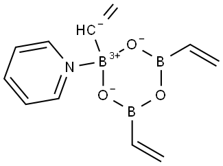 2,4,6-TRIVINYLCYCLOTRIBOROXANE PYRIDINE COMPLEX Structure