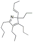 2-((E)-BUT-1-ENYL)-5-BUTYL-2,3,4-TRIPROPYL-2H-PYRROLE Struktur